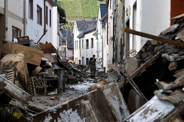 Question of guilt plagues German flood clear-up operations