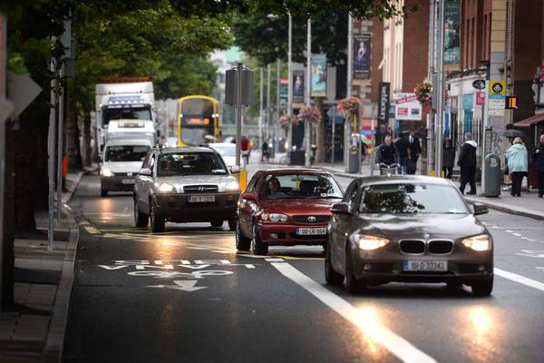 Dublin commuters report long delays as new car restrictions put in place