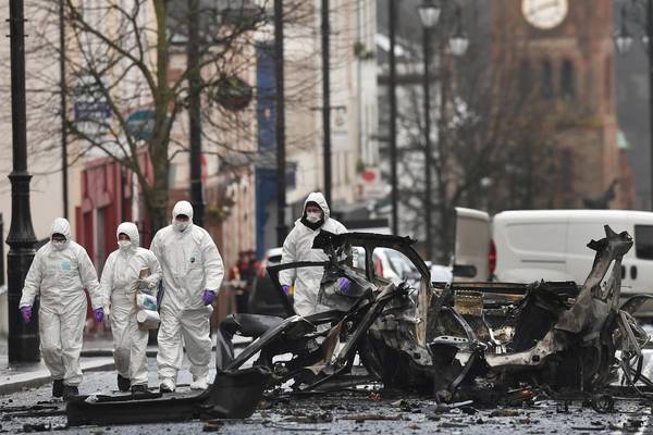 PSNI reconstructs ‘reckless’ car bomb explosion in Derry
