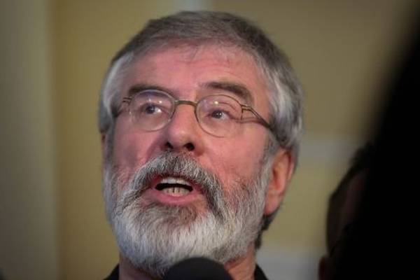 Gerry Adams: SF successor to be announced on Monday