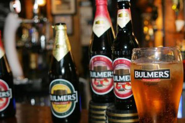 Owner of Bulmers expects profit hit after December pub restrictions