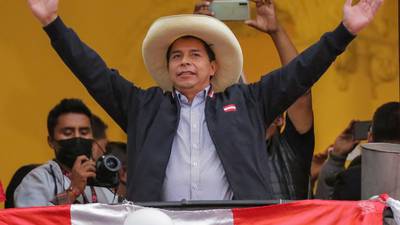 Pedro Castillo claims victory in Peru’s presidential election