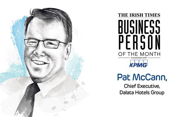 The Irish Times Business Person of the Month: Pat McCann