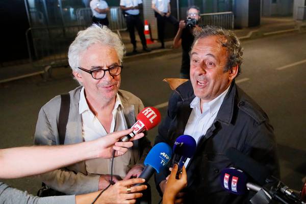 Michel Platini: ‘It hurts for everything I can think of, everything I’ve done’
