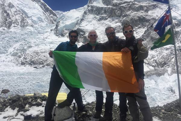 Irish climber Rory McHugh completes summit of Mount Everest