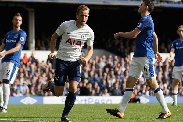 Harry Kane up and running with Goodison Park brace