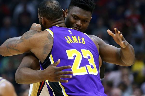 Zion Williamson and LeBron James face off in Lakers win
