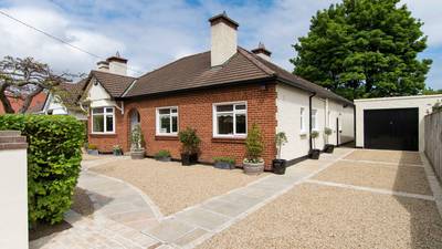 Churchtown bungalow with garden by future star for €925,000