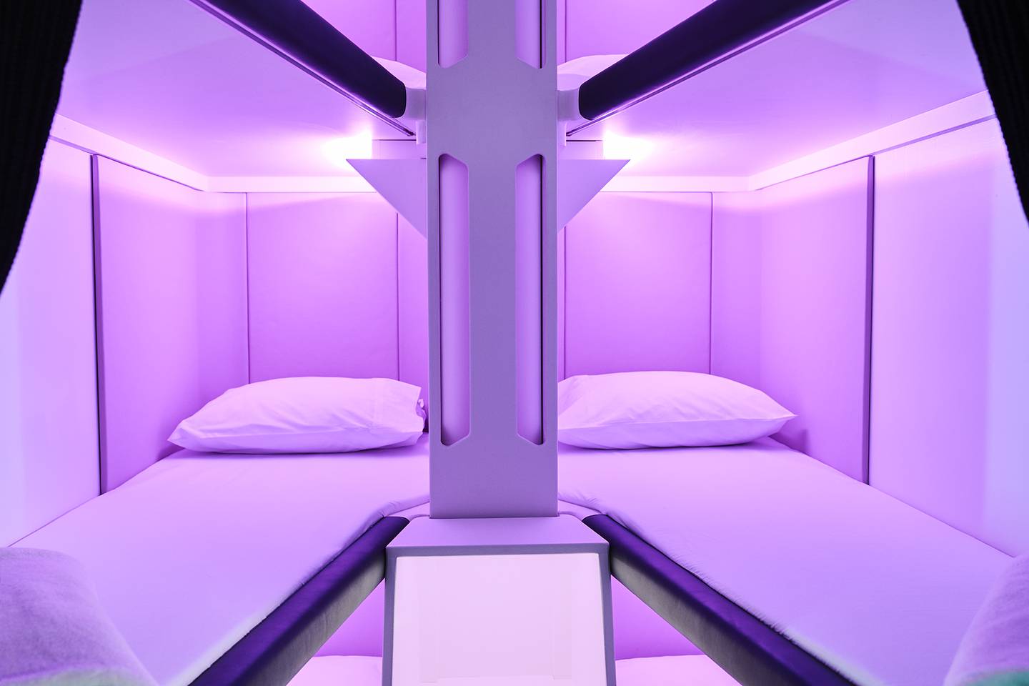 Air New Zealand bunkbed cabins