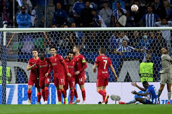 Liverpool hit Porto for five to make it two wins from two