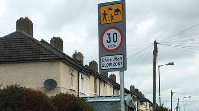 Speed limits cut to 30km/h in 10 Dublin suburbs