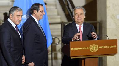 Cyprus deal close but don’t expect miracles, says UN chief