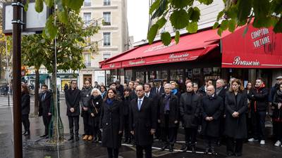 Understated ceremonies mark first anniversary of Paris attacks