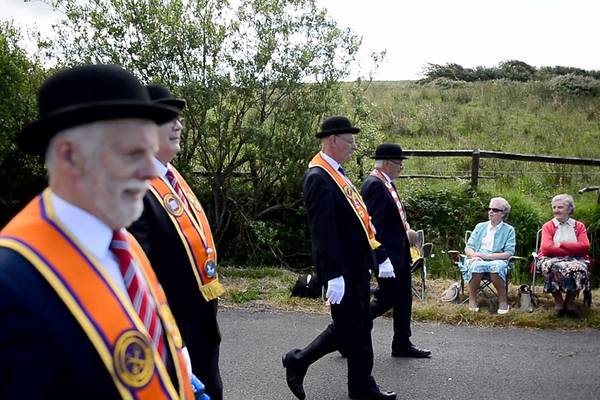 Orangemen parade at Rossnowlagh ahead of July 12th