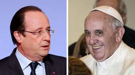 What’s to discuss? Pope and Hollande all set for meeting