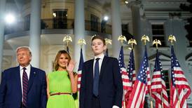 Trumps’ son Barron had coronavirus, first lady says