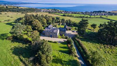 Extended farmhouse with superb views along the Wicklow coast for €1.25m