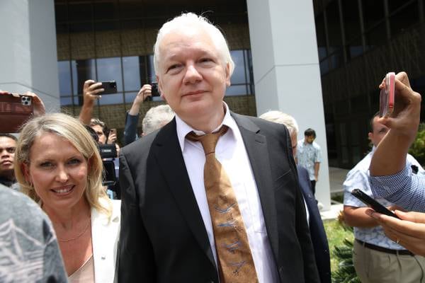 WikiLeaks founder Julian Assange walks free from court after pleading guilty in US deal