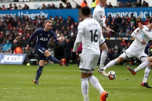 Christian Eriksen inspires as Spurs stroll into FA Cup semi-finals