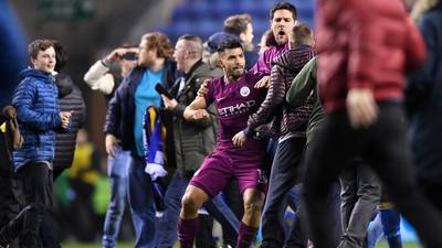Ugly scenes follow Wigan’s FA Cup win over Man City