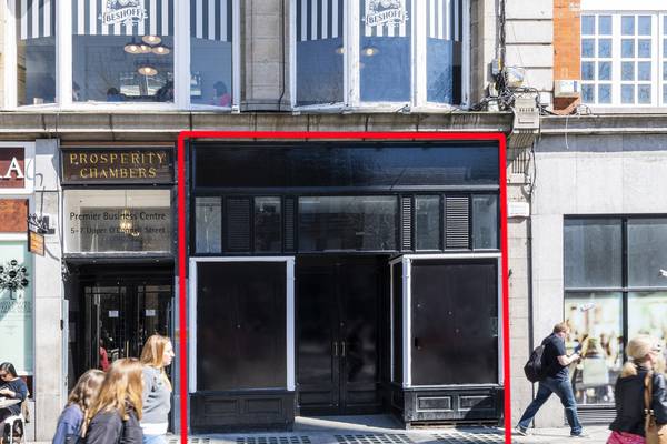 Shop space to rent near the Spire in Dublin for €10,000 a month