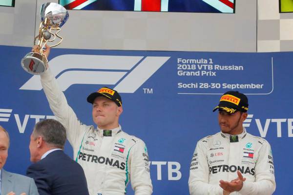 Lewis Hamilton goes 50 points clear after Russian Grand Prix win