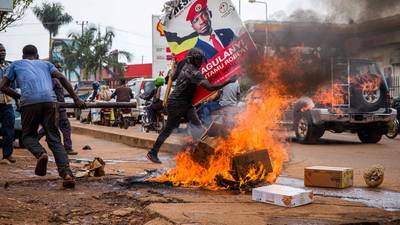 Protests over arrest of Ugandan opposition leader leave 16 dead