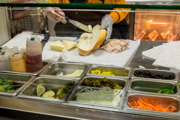 Deli counter lunch: bread v wraps, butter v margarine, mayo v mustard