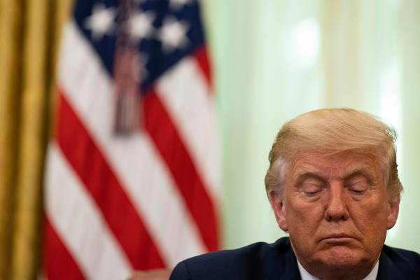 Economic figures boost Trump after report he called US war dead ‘suckers’