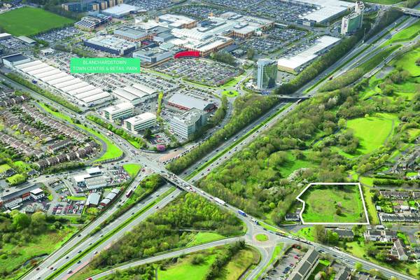 Blanchardstown site  with permission for 28   units for €1.25m