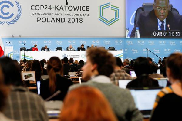 Protest at UK’s switch from coal to gas disrupts Katowice meeting