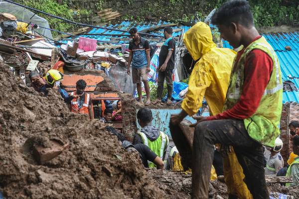 Days of landslides kill more than 100 and injure 50 in India