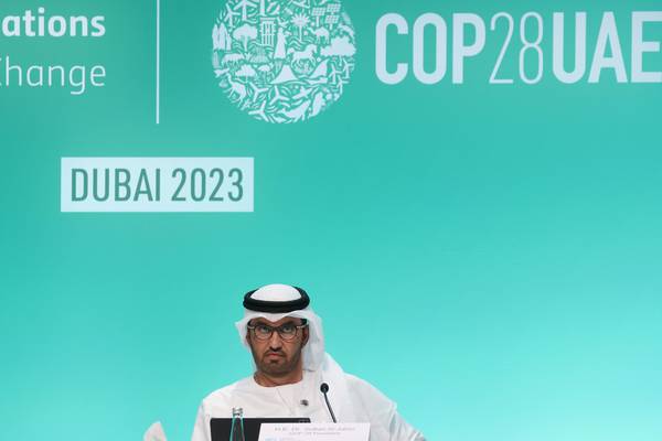 Cop28 president: We feel the urgency of climate crisis
