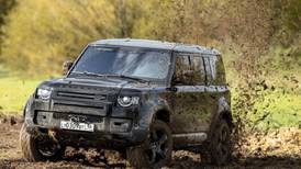 Pulling stunts with the Land Rover 007 team