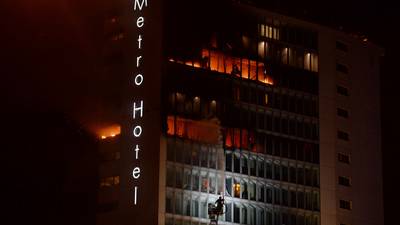 Fire Brigade chief rejects claims that service was lucky in Metro blaze