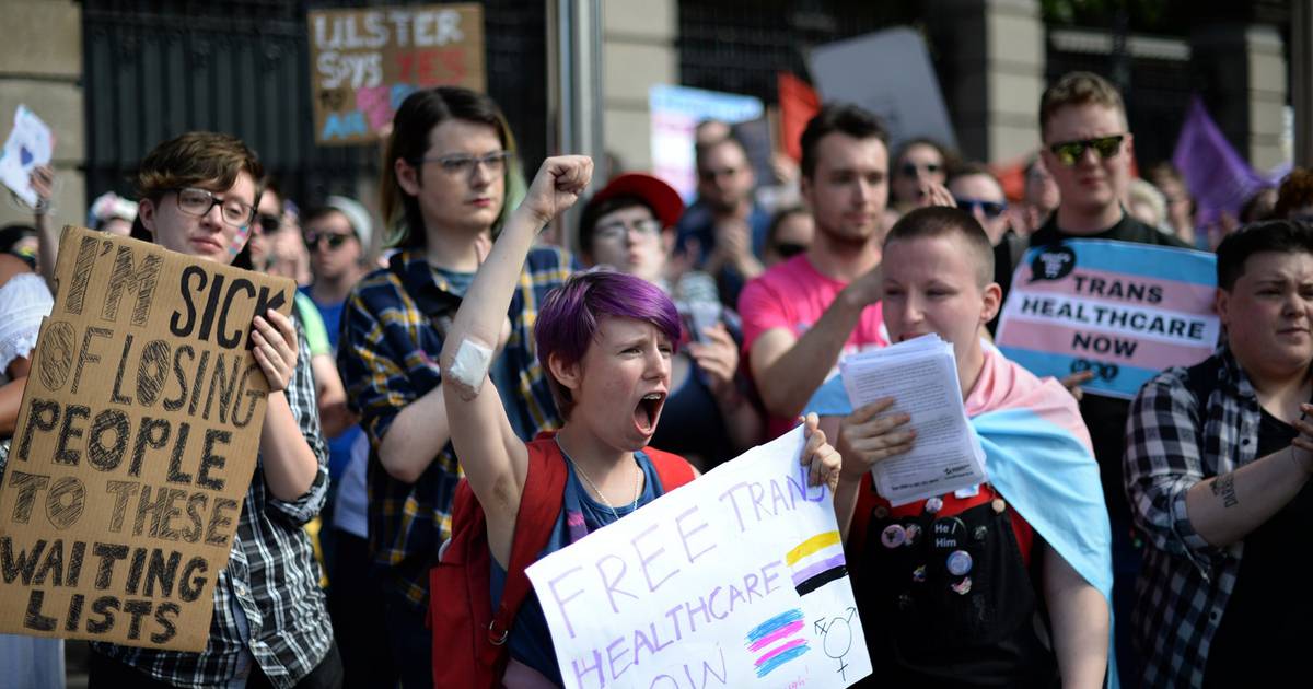 Hundreds march for better transgender healthcare – The Irish Times