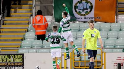 Shamrock Rovers pluck holes in Harps to go top of the table