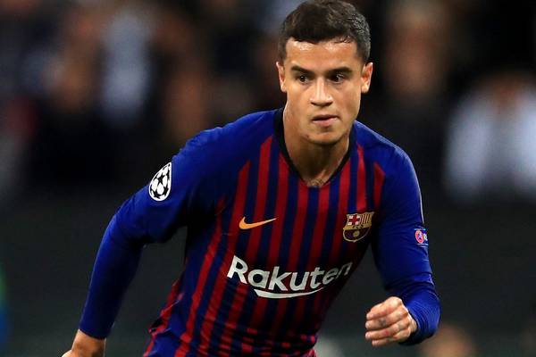 Philippe Coutinho joins Aston Villa on loan for rest of the season