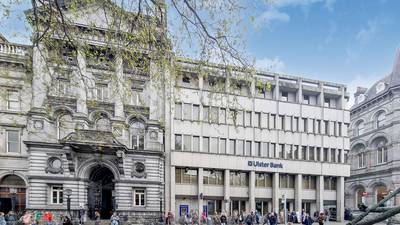 Ulster Bank’s landmark College Green branch building guiding at €13.5m