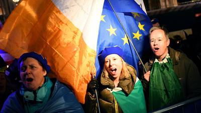 Irish in London protesting against Brexit: ‘You can’t leave it to someone else’