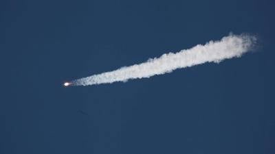 Russian space station cargo ship spinning out of control