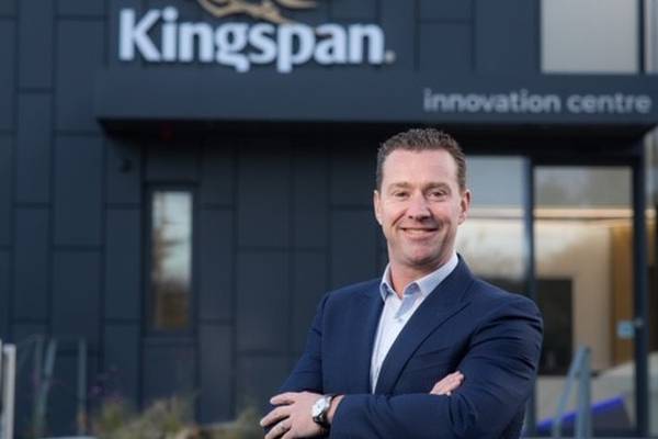 Recovery ‘on track’ at Kingspan as sales jump 24%