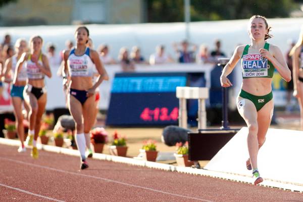 Sarah Healy claims a second gold medal in double-quick time