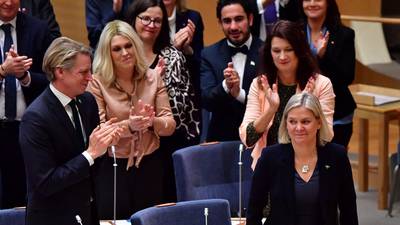 Magdalena Andersson becomes Sweden’s PM for second time in a week