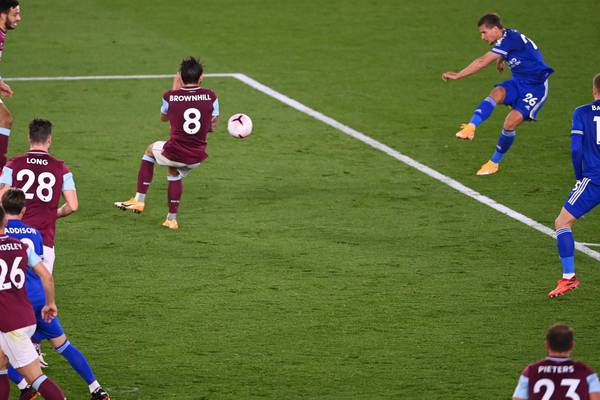 Leicester City go top of the table after putting four past Burnley