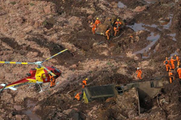 Seven bodies found, about 200 still missing in Brazil after dam fails