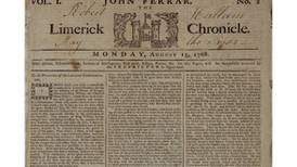 Making the papers – An Irishman’s Diary on 250 years of the ‘Limerick Chronicle’