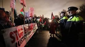Pro-Palestinian demonstration held outside US ambassador’s residence in Dublin