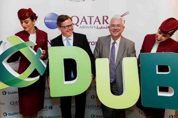 Qatar Airways kicks off Dublin service as blockade continues