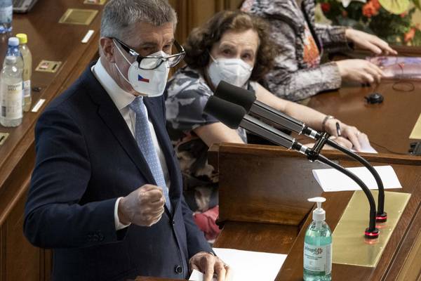Czech cabinet set to survive test over pandemic and PM's business affairs